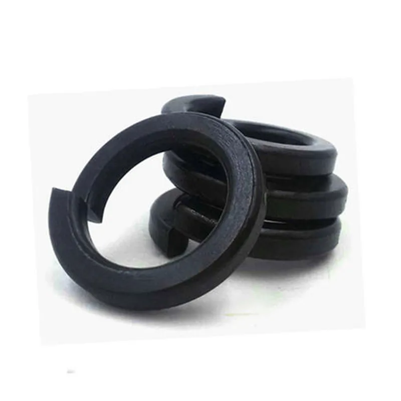 M3 M14 DIN127 GB/T93/859/7244 SHELL Pad Spring Split Lock Washer эластичная прокладка черная углеродистая