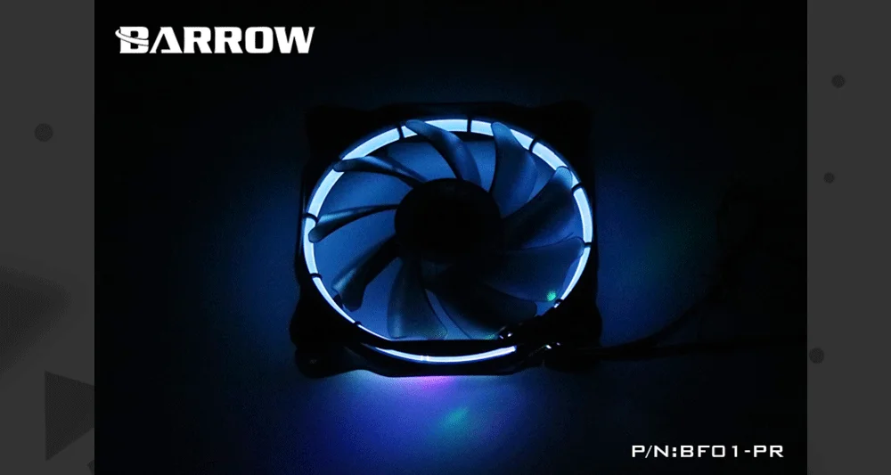 Курган BF01-PR RGB Aura PWM вентиляторы радиатора, чехол для компьютера вентиляторы, Водяной радиатор гидравлический подшипник бесшумный, 120*120*25