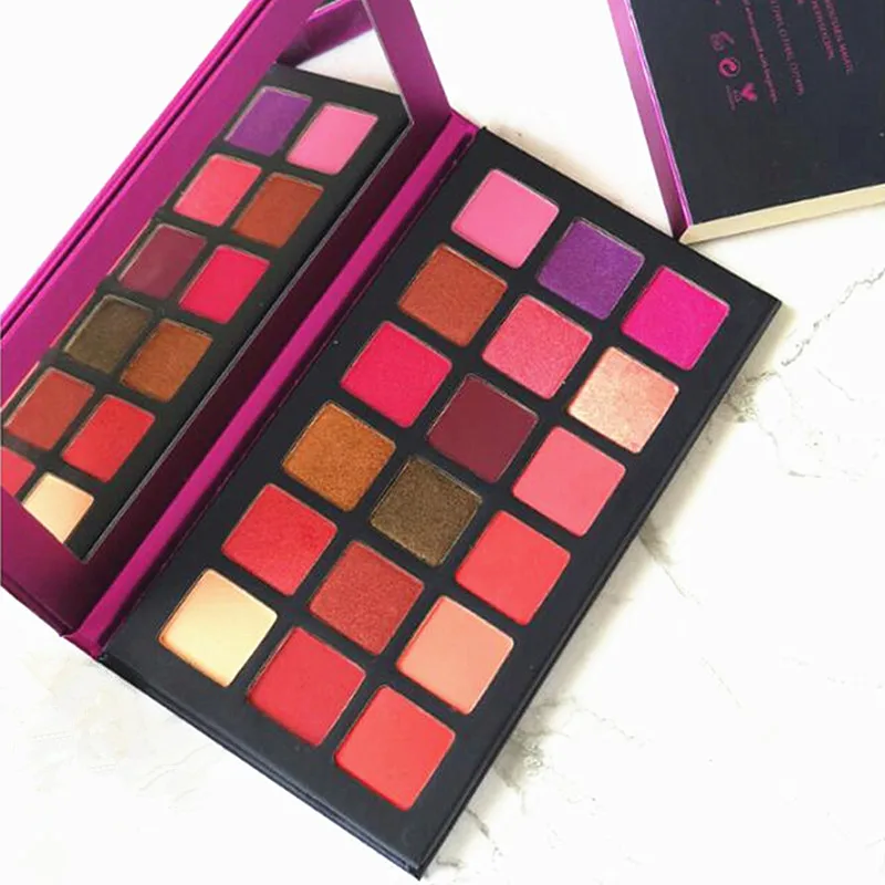 Летнее яркое тени для век Палитра матовая 18 Цвета мерцание осветление яркие