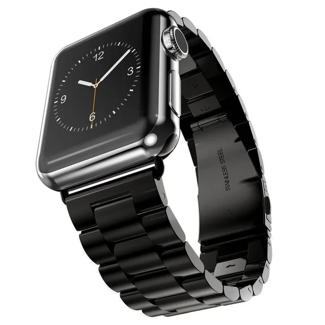 Black 316 ремешок из нержавеющей стали для часов Apple Watch 4 5 38 мм 40 мм 44 мм ремешок для часов Apple Watch 4 ремешок для iwatch 4 полосы 44 мм - Цвет ремешка: Black