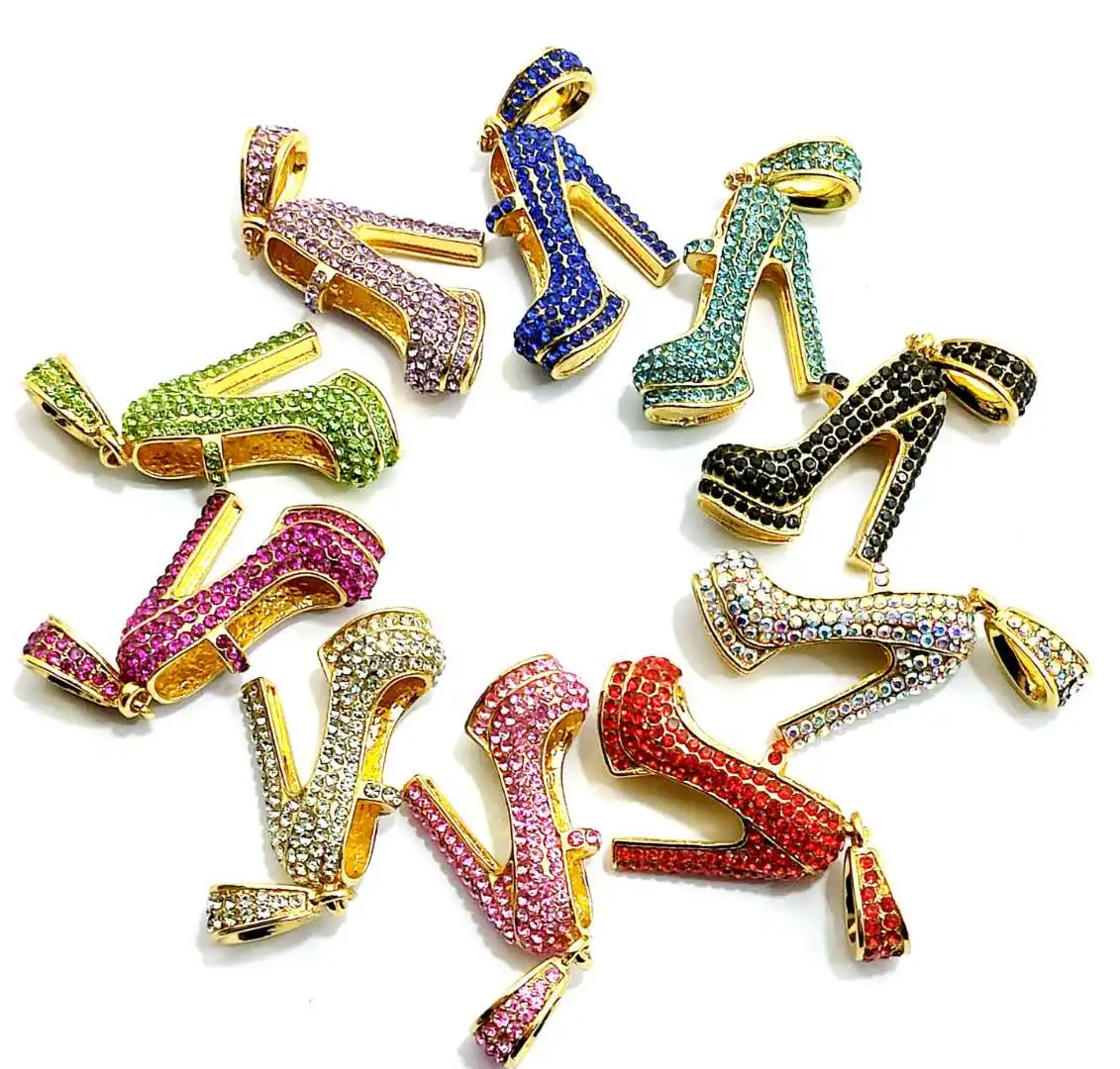 

10pcs high heel shoe charms for women DIY jewelry accessories S52