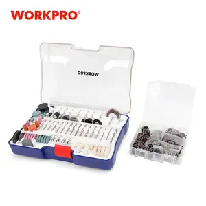 WORKPRO 295 шт. аксессуары для вращающихся инструментов абразивные шлифовальные сверла алмазные колеса электроинструмент аксессуары наборы