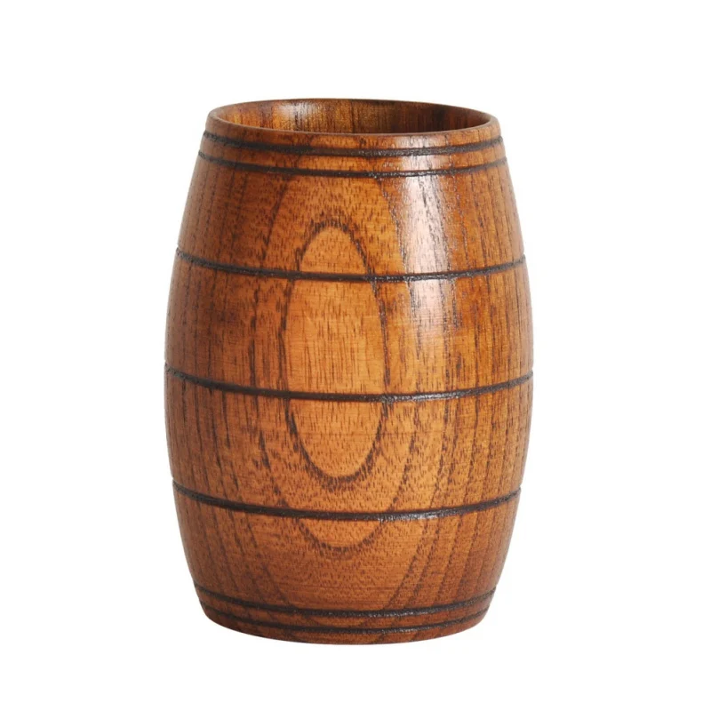Деревянная чашка Jujube индивидуальная Ретро для воды бара гостиной деревянная