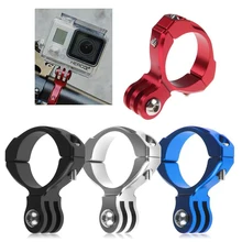 Motorcycle Handlebar Clip Holder Bicycle Bike Seatpost Clamp Aluminum Mount for Gopro Hero 1/2/3/3+ Action Camera Accessories