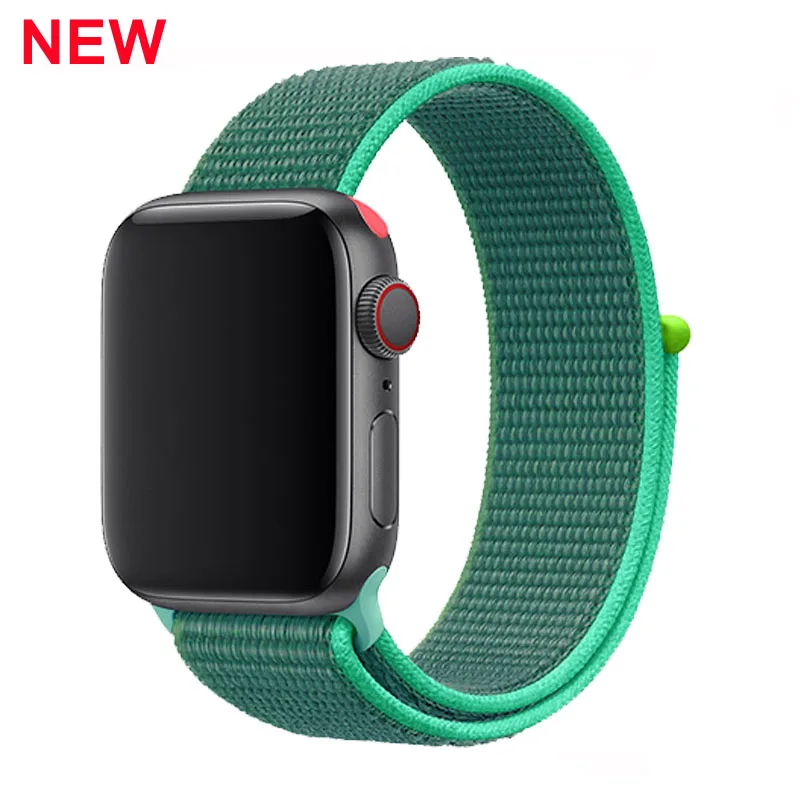 Ремешок для Apple Watch 42 мм 38 мм 5 4 3 correa iwatch 44 мм 40 мм спортивный браслет-петля Apple watch 5 4 аксессуары 5/3/2 - Цвет ремешка: NEW 9