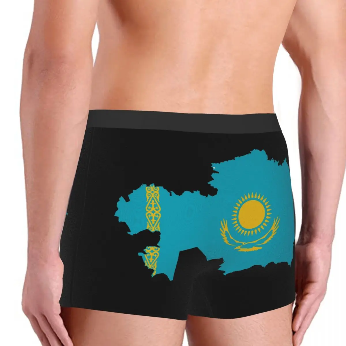 Flag Map Of Uruguay (2) Men's Boxer Briefs R301 Funny Novelty Men's boxer leggings