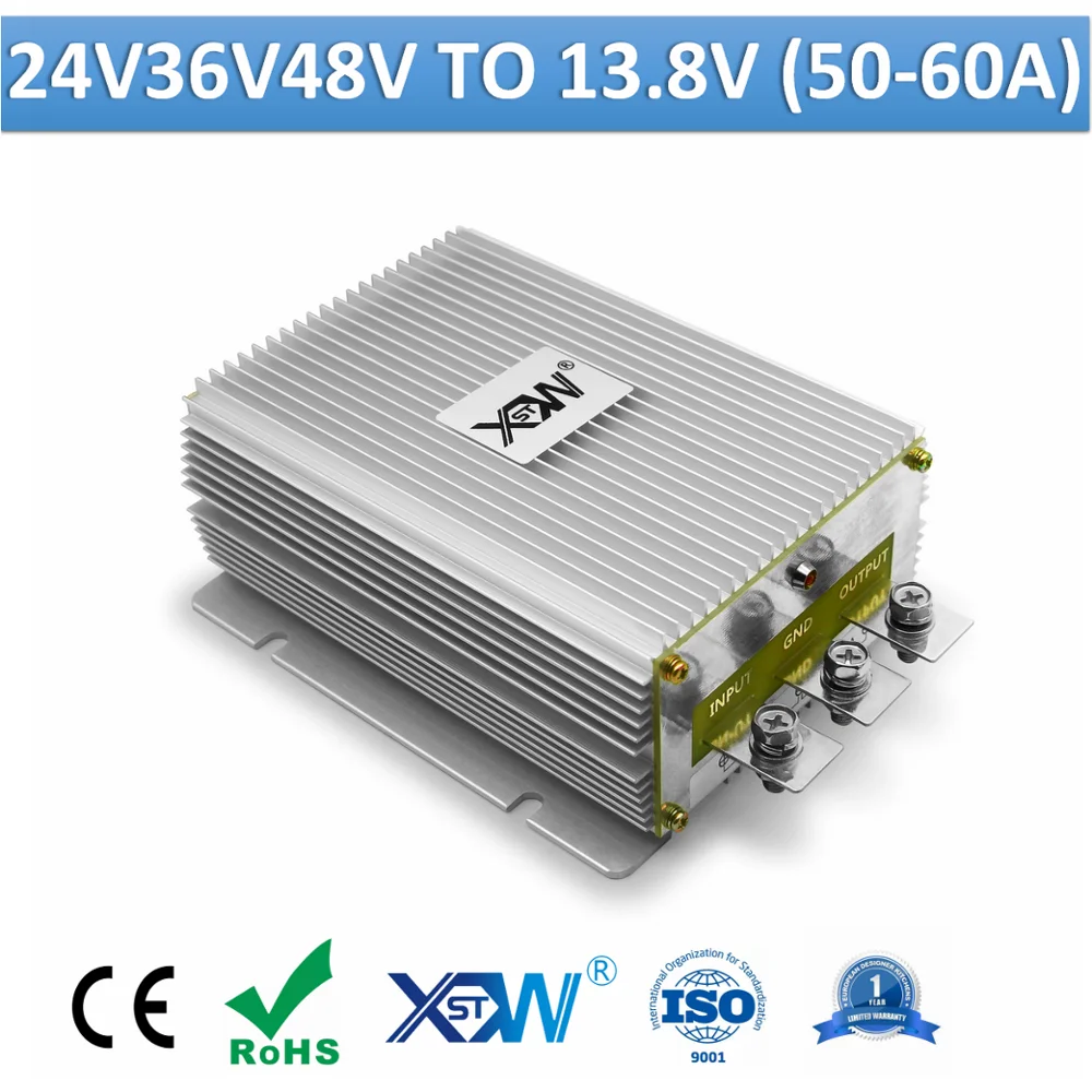 Преобразователь XWST 24 в 36 48 В до 13 8 постоянного тока понижающий преобразователь 50
