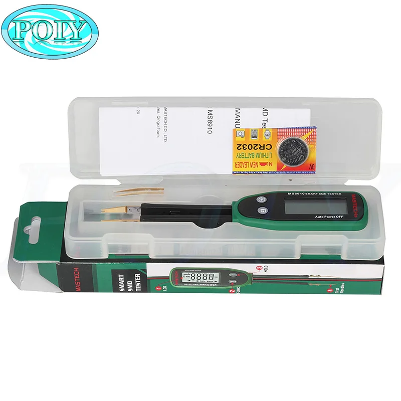 MASTECH MS8910 SMD тестер детектор 3000 отсчетов Цифровой мультиметр умный Измеритель