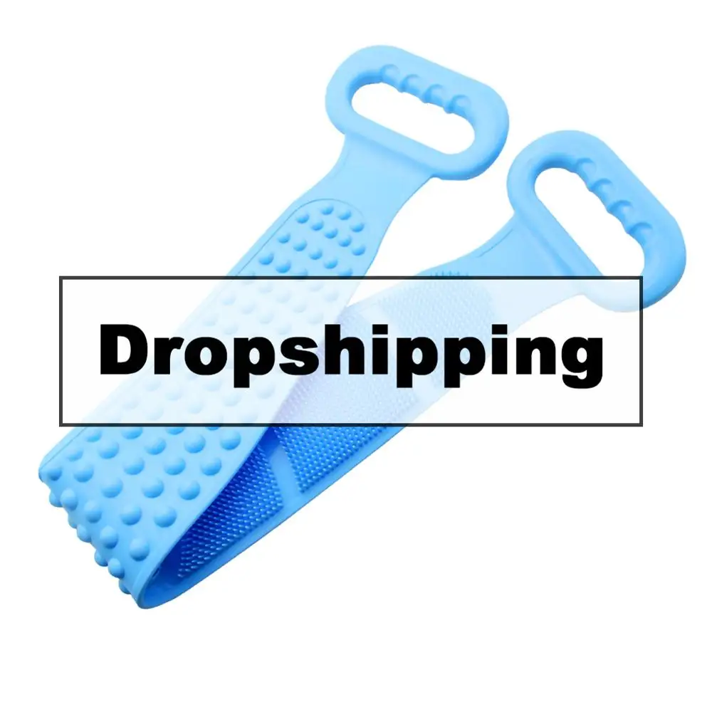 

Magic Silicone Brushes Bath Towels Rubbing Back Mud Peeling Body Massage Shower Extended Scrubber Skin Clean Shower Brushes
