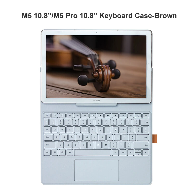 Brown Huawei официальный huawei MediaPad M5 Pro10.8 дюймов чехол с клавиатурой кожаный флип-чехол с подставкой Клавиатура huawei Mediapad M5 - Цвет: Brown