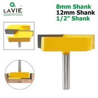 lavie 12mm 8mm shank 12 bottom cleaning router bit straight bit clean milling cutter for wood woodworking bits cutting c08 006