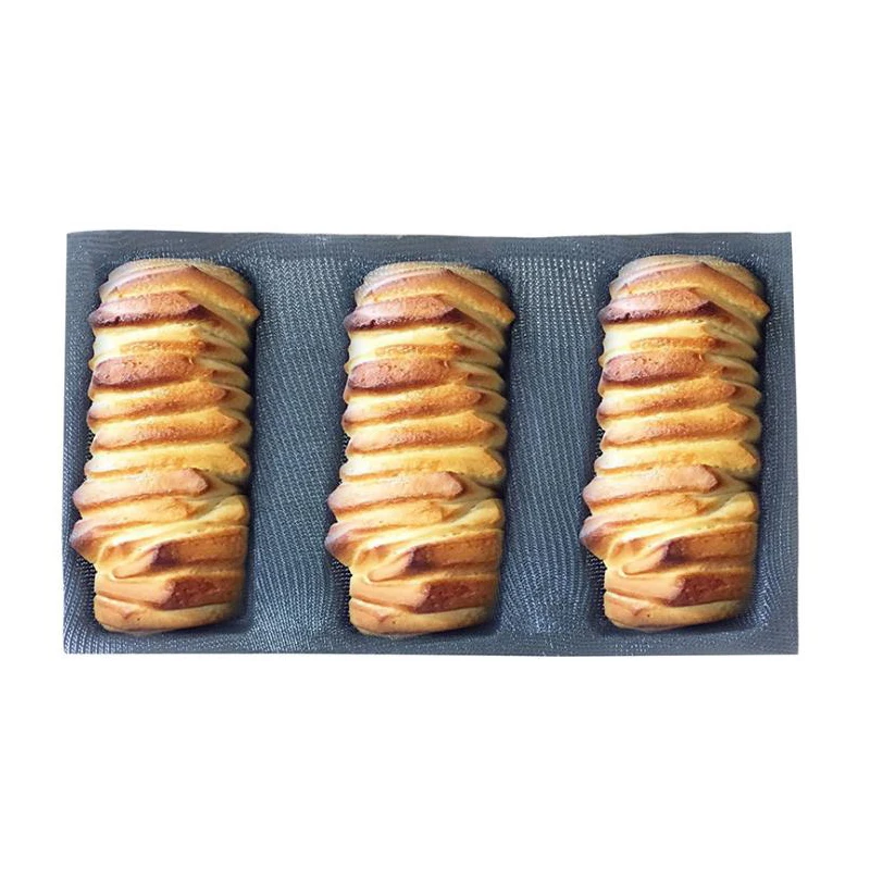 Meibum 3 полости антипригарное стекловолокно силиконовая форма для выпечки хлеба