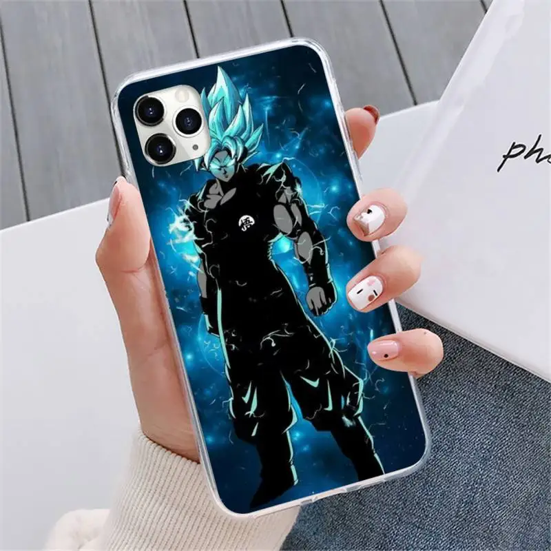 

D-Dragon Ball Goku Japan anime Phone Case For iphone 12 5 5s 5c se 6 6s 7 8 plus x xs xr 11 pro max mini