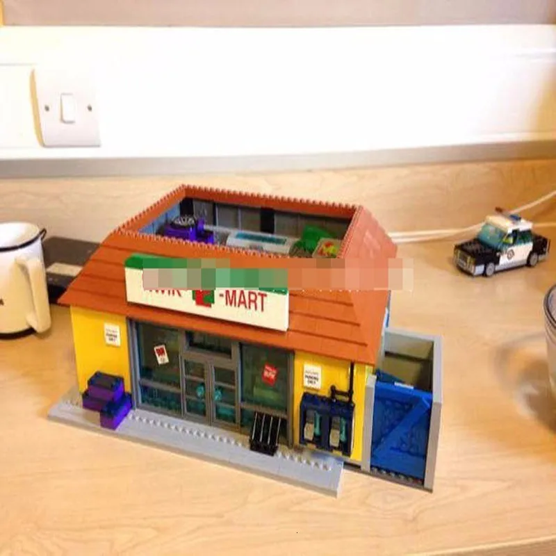 83004 симпсон супермаркет Kwik e mart сборка орфографическая вставка Alpinia 16004