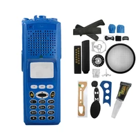 vbll blue replacement front housing cover case fit for motorola xts5000 with speaker portable radios