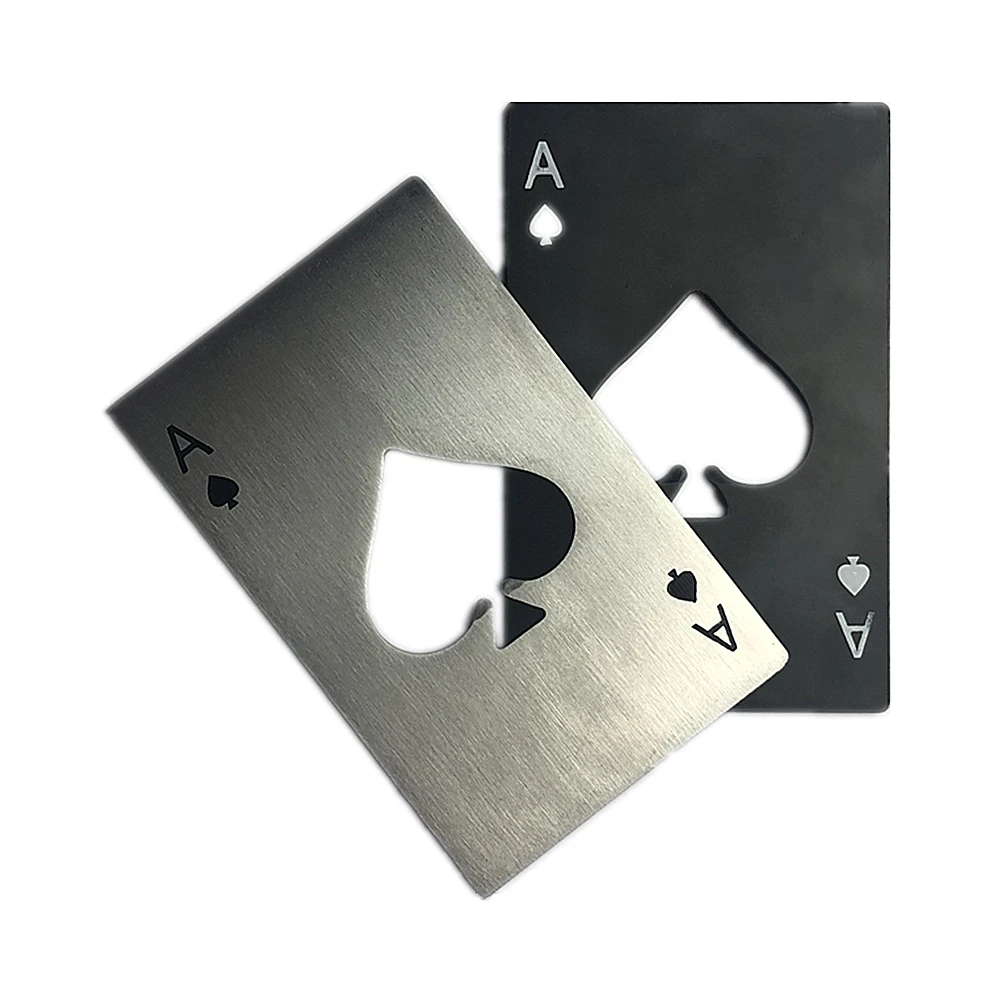 Открывалка для пивных бутылок из нержавеющей стали Черная/серебристая цвет в