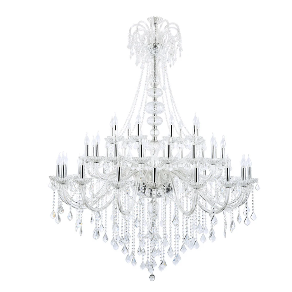 Sitting Room Large Chandelier Crystals Empire Lighting Bohemian Chandeliers for Hotel Lobby Lamp Big Hall Restaurant Decorate | Освещение