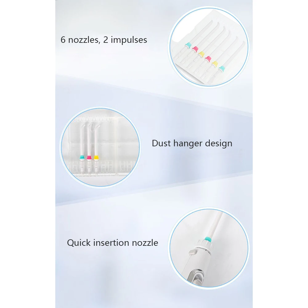 Водяной Флоссер Портативный Ирригатор для полости рта Зубная щётка полива и