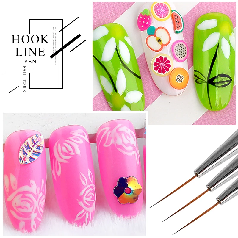 Кисть MEET ACROSS для уф геля кисть рисования подводка деревянная красная ручка из