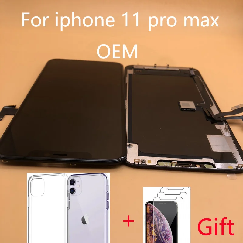 Сменный ЖК дисплей GX No Pixel A ++ для iPhone 11 pro max OLED с 3D сенсорным дигитайзером экран X XR