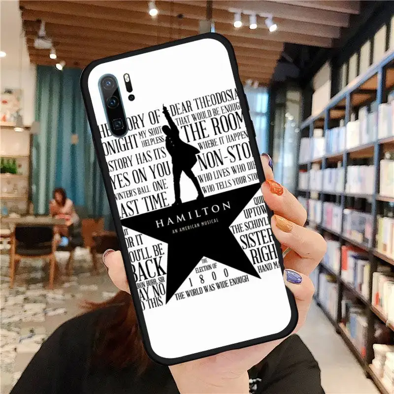 Чехол для телефона Hamilton Musical Lyrics моды для Huawei P20 P30 P40 lite Pro P Smart 2019 Mate 10 20 Lite Nova 5t.