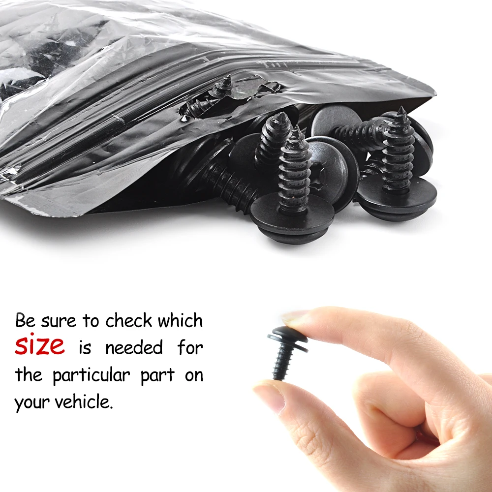 

Partsworld 20 PCS Bumper Screws for Honda Acura 90114-SE0-000 90114-SZ3-000 Splash Shield Wheelhouse Liner Screw