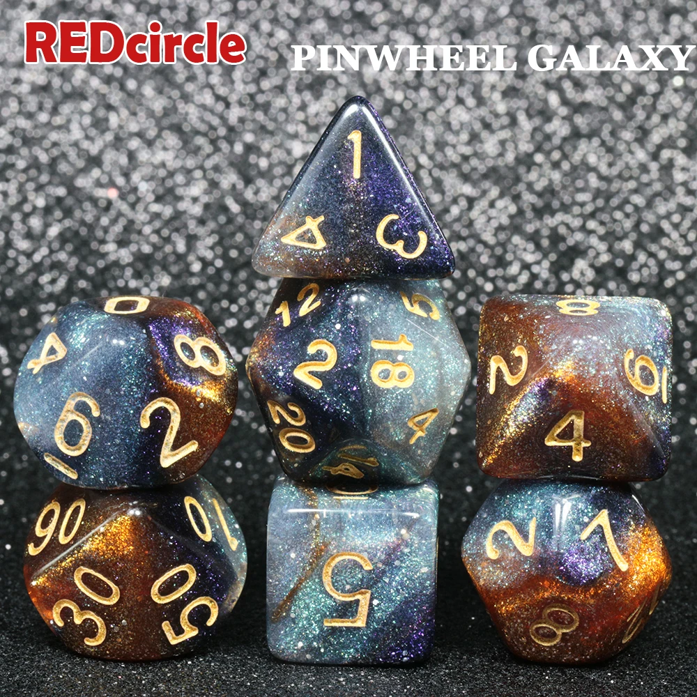 56 шт./коркор. коллекция Вселенная галактика DND кости игры для ролевых игр DnD