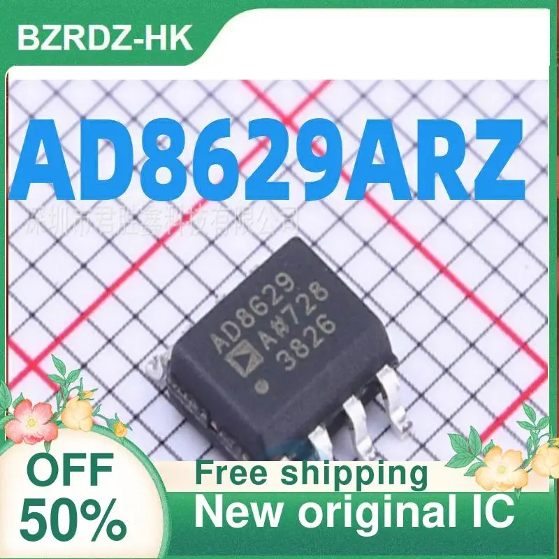 

1-20PCS AD8629AR AD8629ARZ SOP-8 New original IC Zero drift single power rail-to-rail operational amplifier