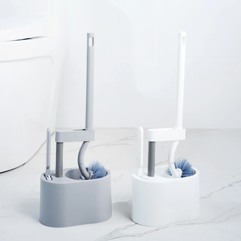 

Белая щетка для унитаза премиум-класса, настенная Водонепроницаемая герметичная тонкая щетка для чистки, креативная щетка Inodoro, домашние ак...