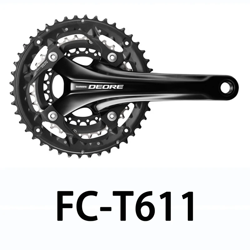 DEORE T610 HOLLOWTECH II T611 Шатун 2x10 3x10 Speed Mtb дорожный велосипед Кривошип с BB52 170 мм 44 32 24T FC