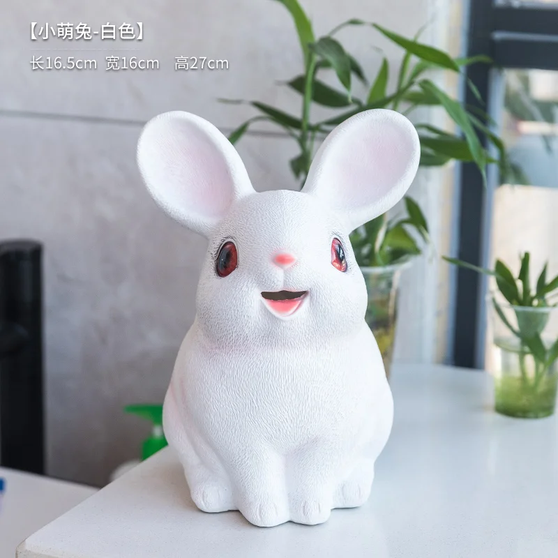 

Coin Piggy Bank Cute Rabbit Cartoon Cash Saving Box Children Birthday Present Animal Hucha Secreta Saving Supplies BF50MB