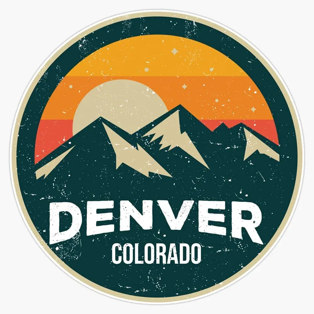 

Автомобильная наклейка s, переднее ветровое стекло Денвер Колорадо/I Love Денвер, Виниловая наклейка, автомобильная Водонепроницаемая наклей...