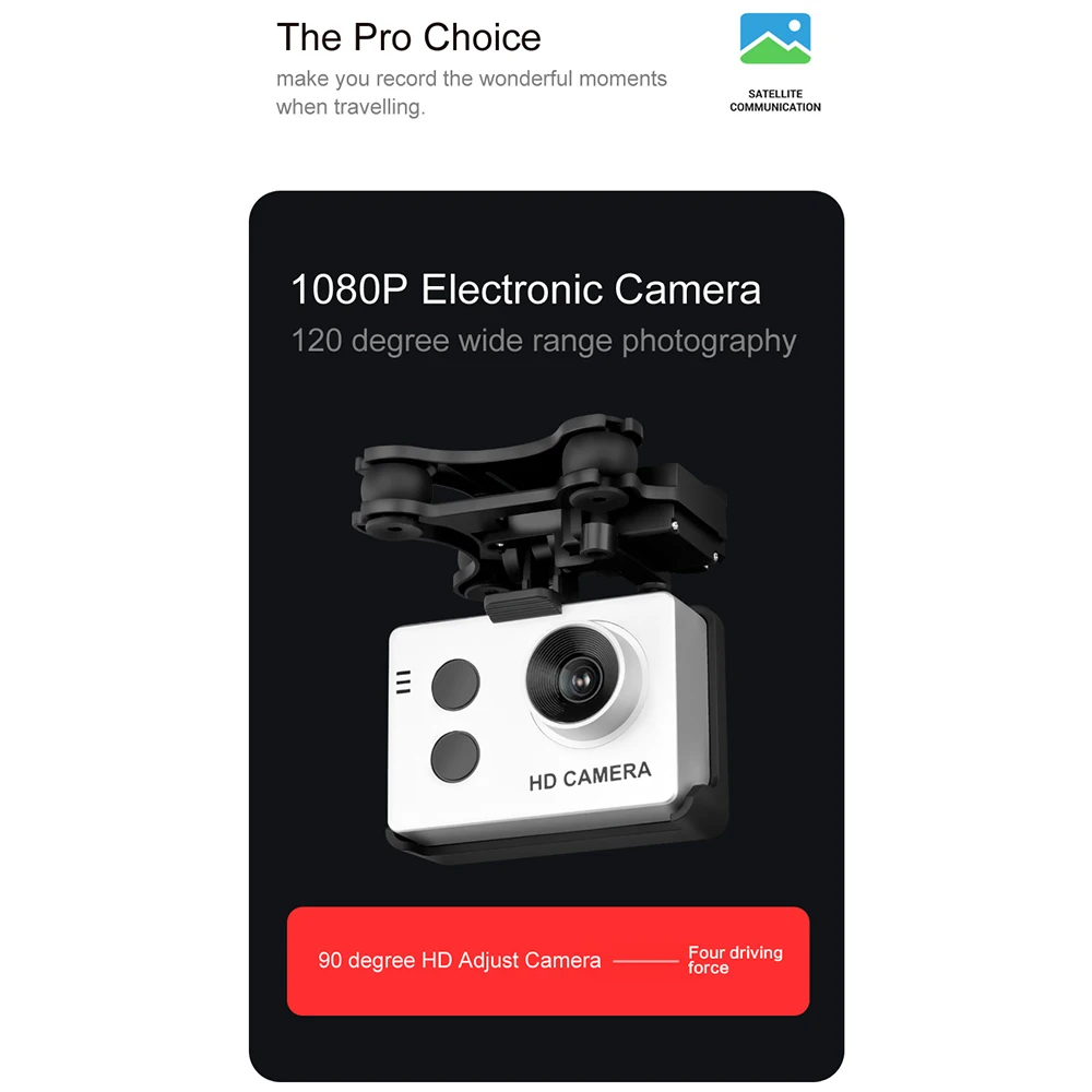 S2 Профессиональный широкоугольный Дрон для камеры 1080p HD gps WiFi FPV щетка Пропеллер для мотора длинная батарея воздушный Дрон на ру Квадрокоптер