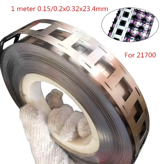 High purity Pure Nickel Strip 2P 0.15/0.2x32mm for battery spot welding machine Welder Equipment 21700 nickel strip tape | Инструменты