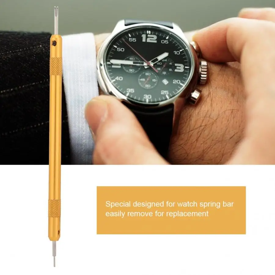 Профессиональная Алюминиевая ручка стальной голова часы ремешок для удаления