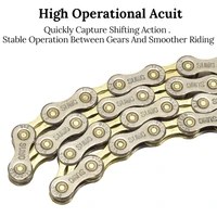 sumc 9101112 speed bicycle chain mtb mountain road bike chain for shimano campagnolo sram half hollow bicycle chain 116l
