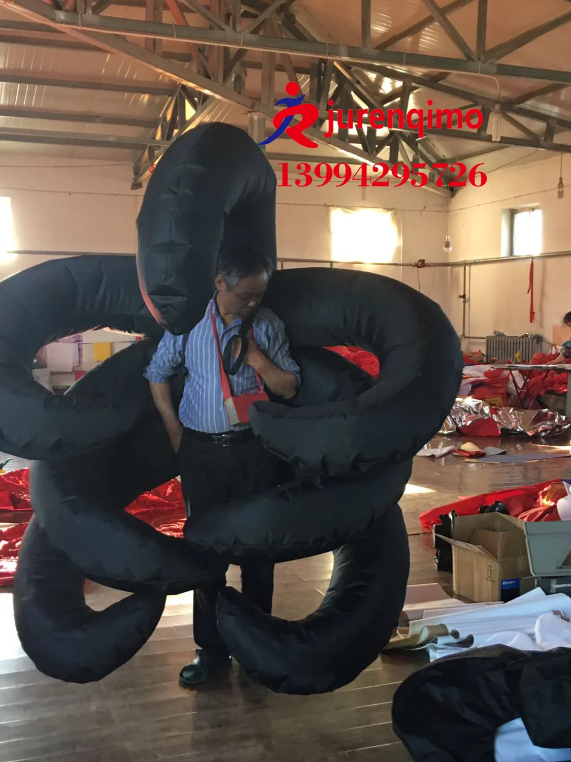 

Back Octopus air model tour performance Bar Party wear creative props
