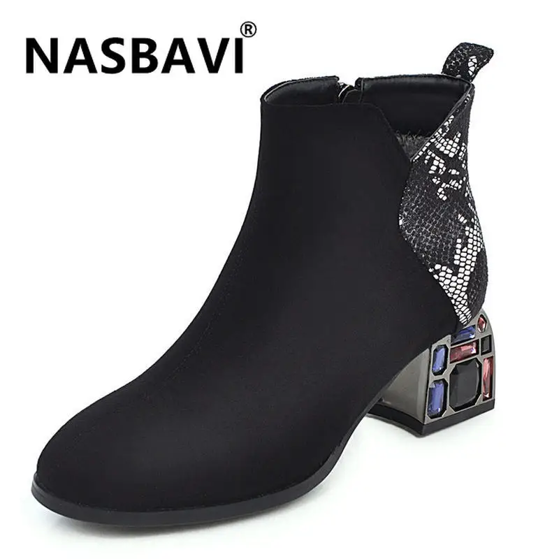 NASBAVI новый европейский и американский стиль женское платье модные замшевые