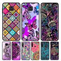 water flower pattern silicone tpu cover for xiaomi redmi note 9 9c 9a 9i 9t 9s 8 8t 7 6 5 5a 4 4x pro max phone case