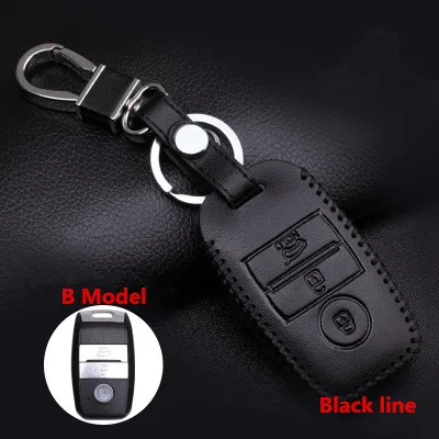 Чехол из натуральной кожи для автомобильных ключей чехол Kia KX3 KX5 K3S Rio Ceed Cerato Optima K5