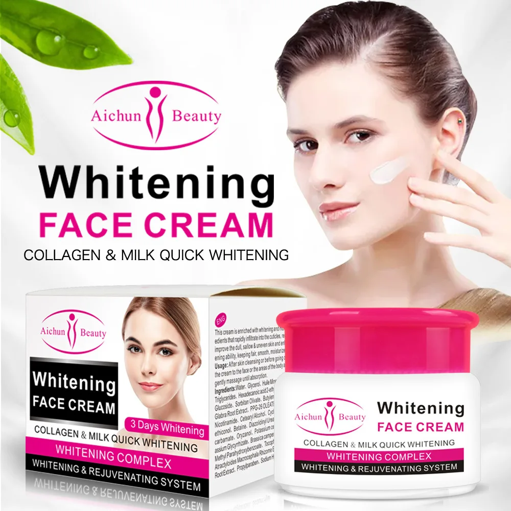 

80g Face Cream Collagen Aloe Moisturizer Anti Wrinkle Anti Aging Nourishing Serum Collagen whitening Gel Skin Care