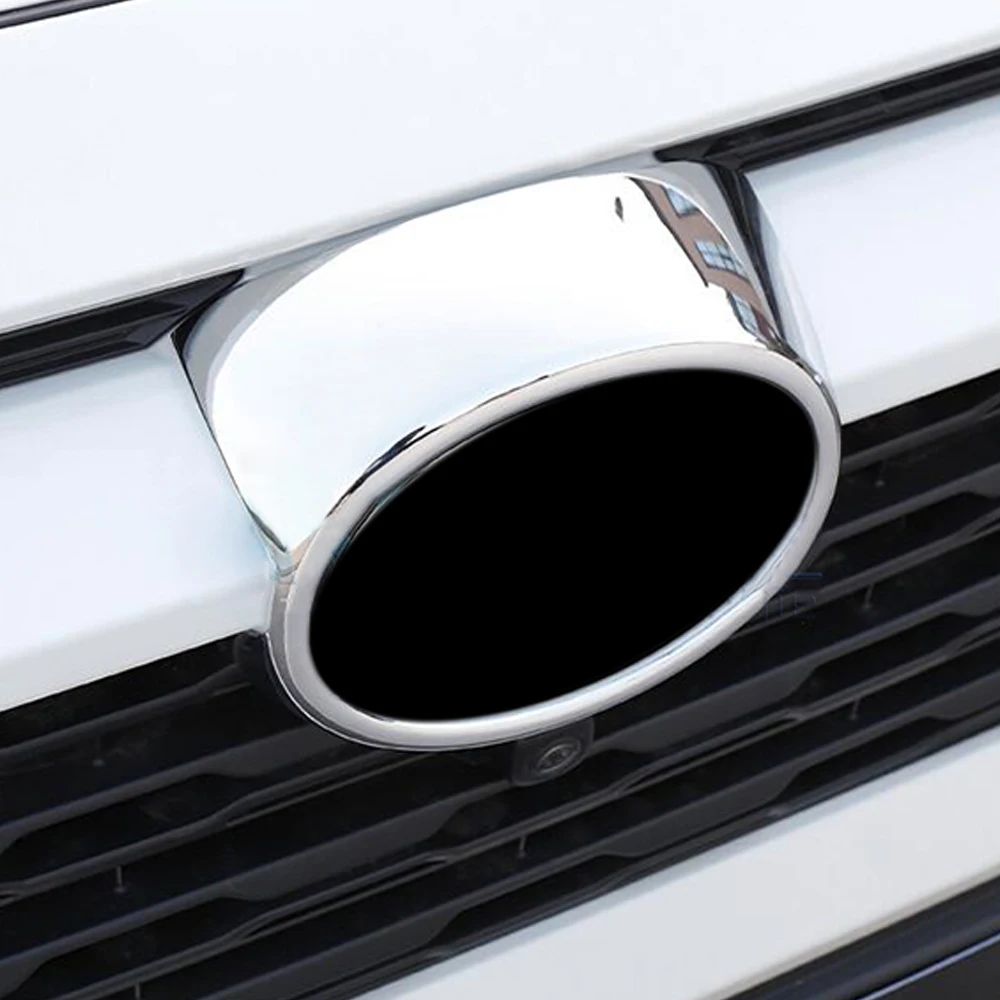 Для Toyota Rav4 Rav 4 XA50 2019 2020 рамка с логотипом автомобиля круглая отделка эмблема Декор