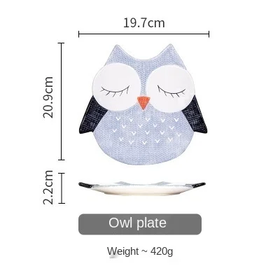 

Plate Japanese Cartoon, Ceramic Tableware, Creative Plate, Dining Plate, Household Dividing Plate, Dumpling Plate