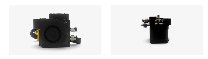ZONESTAR 12V 3D-принтеры обновления Комплект один/два три экструдер 2 в 1 из 3-в-1 смешанный Цвет HOTEND штранг-прессования подачи печатающей головки