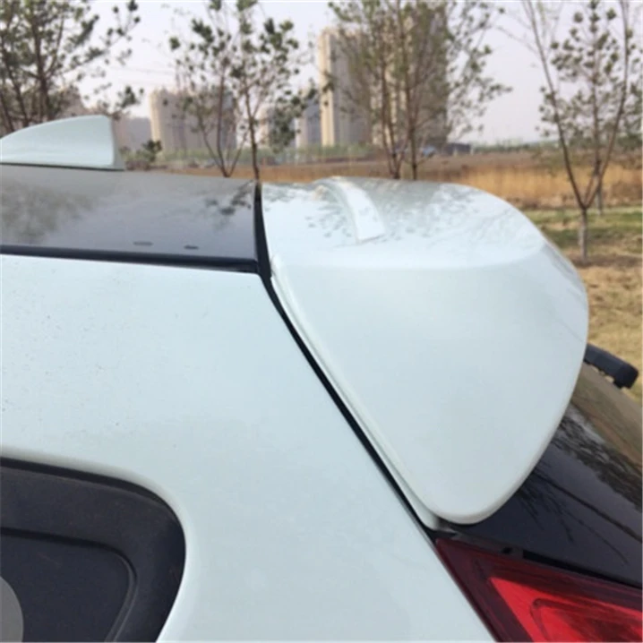 Для спойлера Verna хэтчбек 2011-2015 материал ABS заднее крыло автомобиля грунтовка цвет