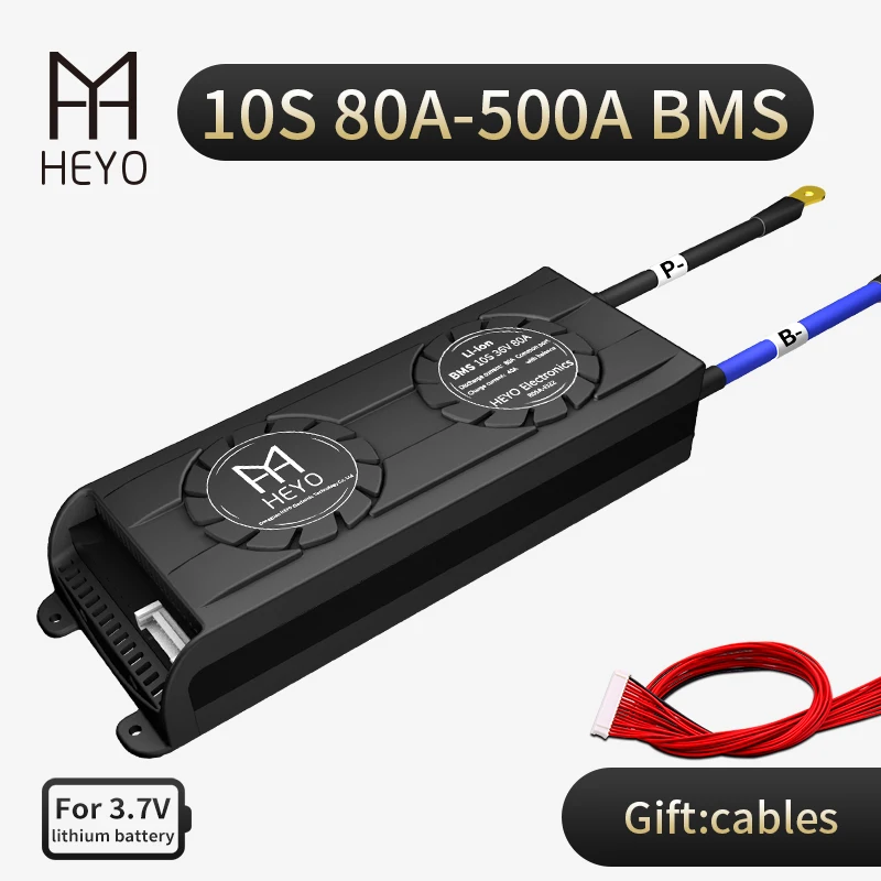 Защитная балансировочная плата HEYO BMS 10S 36 В 80 А 100 120 150 200 250 300 400 500 для литий ионных