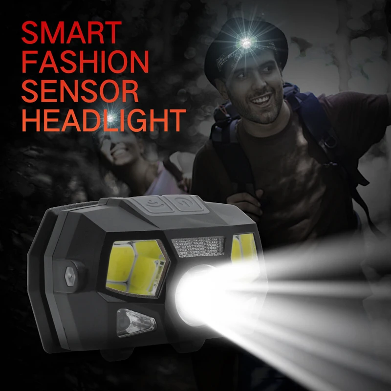 

150 Lumens Hiking Camping Accessories Led Headlight 900mah Rechargeable Strong Light Night Outdoor Sports Fishing Miner's Lamp