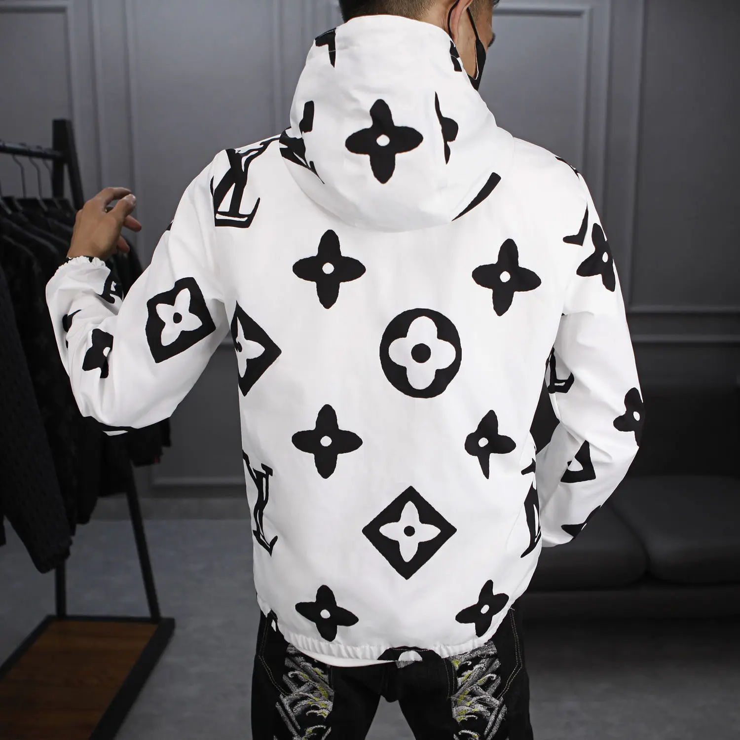 

Autumn coat men's new fashion handsome loose Joker jacket