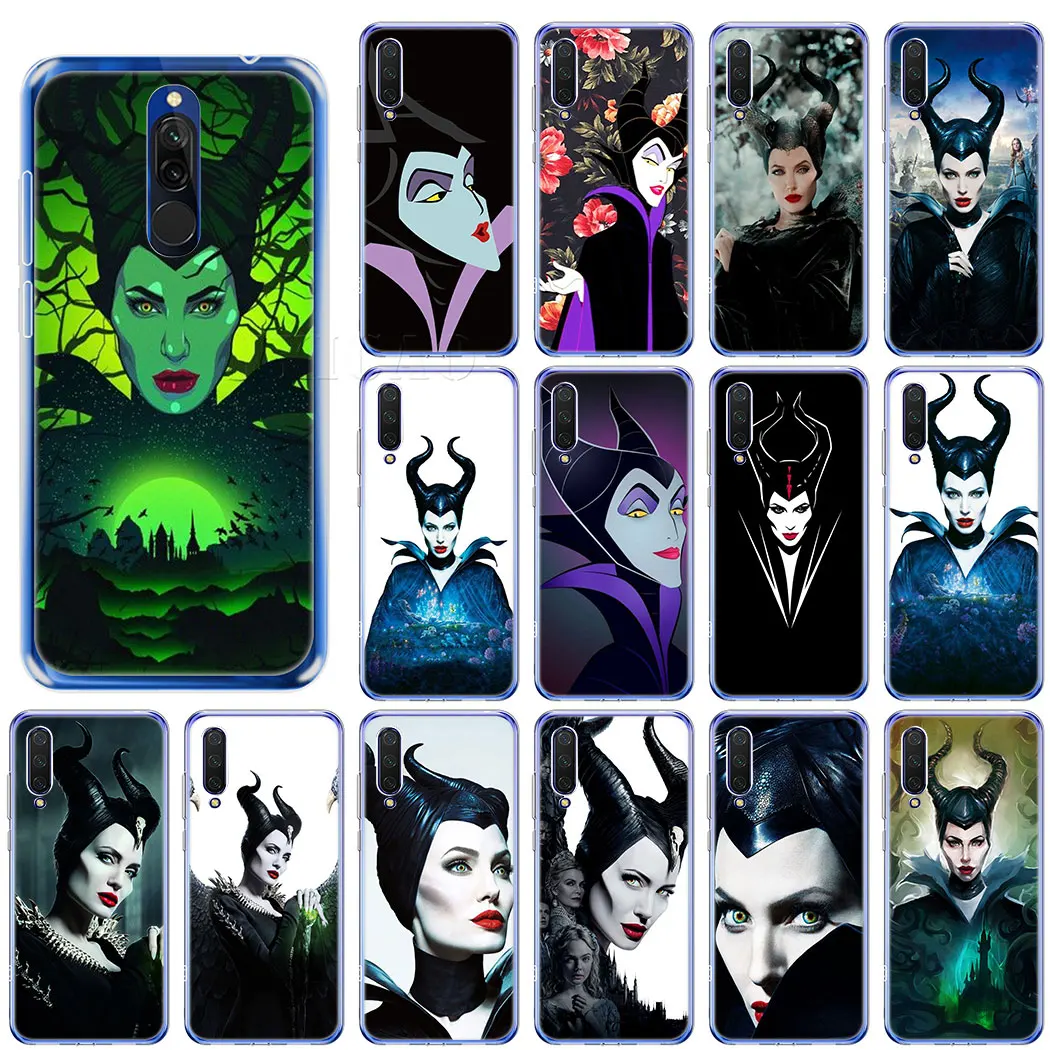 Жесткий чехол Maleficent для Xiaomi mi x 2S 3 10 Red Note 5A Prime 6 7 8 Pro 8T|Чехлы-накладки| |