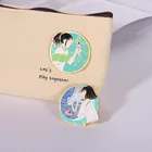 Новый продукт японский аниме периферийный значок маленький белый дракон чихиро медаль булавка сумка Аксессуары Ювелирные изделия значок оптовая продажа